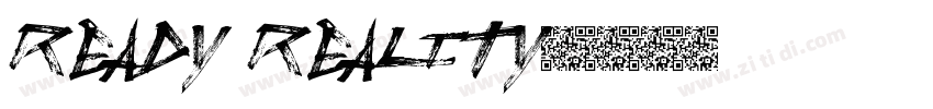 ready reality字体转换